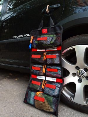 hanged on car handle